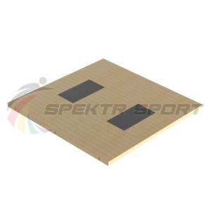 Купить Помост тяжелоатлетический 3х3х0,1м, рез. амортизаторы 1х0,5х0,04м в Сретенске 