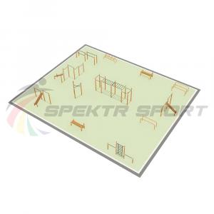 Купить Парковая площадка для Воркаут и WRK 2_76mm в Сретенске 