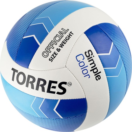 Купить Мяч волейбольный Torres Simple Color любительский р.5 в Сретенске 